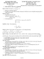 Đề thi chọn học sinh giỏi trại hè Hùng Vương lần thứ XI môn thi: Toán - Lớp: 10 (thời gian: 180 phút không kể thời gian giao đề)