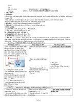 Thiết kế giáo án môn Sinh học 8 - Bài 13: Máu và môi trường trong cơ thể