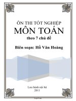 Ôn thi tốt nghiệp môn Toán theo 7 chủ đề