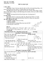 Giáo án môn Hình học lớp 8 - Tiết 19: Bài tập