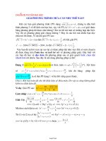 Giải phương trình chứa căn như thế nào?
