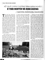 Kết quả 5 năm chương trình giảm nghèo ở Thái Nguyên và định hướng