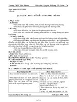 Đề thi học sinh giỏi cấp trường năm học 2015 - 2016 - Môn Toán lớp 10 (thời gian làm bài 150 phút)