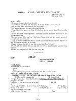 Giáo án tự chọn môn Hóa học 8