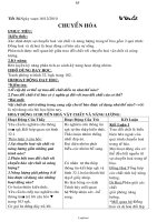 Giáo án môn Sinh học 8 năm 2010 - Tiết 34: Chuyển hóa