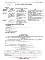 Giáo án Sinh học 12 - Tiết 24, Bài 23: Ôn tập phần di truyền học - Trần Thị Phương Anh