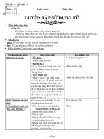 Bài giảng môn học Ngữ văn lớp 7 - Tuần 17 - Tiết 65: Luyện tập sử dụng từ (Tiếp theo)