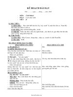 Giáo án Âm nhạc lớp 1 - Tiết 8 - Lý cây xanh