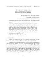 Tổng hợp nano cobalt oxide bằng phương pháp thủy nhiệt và ứng dụng làm cảm biến khí - Trường Đại học Công nghiệp Thực phẩm Tp. Hồ Chí Minh