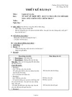 Giáo án lớp 2 môn Luyện từ và câu - Trường tiểu học Vĩnh Trung - Bài: Từ ngữ về thời tiết - Đặt và trả lời câu hỏi khi nào - Dấu chấm dấu chấm than