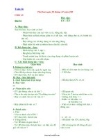 Giáo án Lớp 1 - Tuần 16