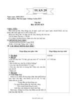 Giáo án Tổng hợp môn lớp 1 - Tuần dạy 29 năm học 2013