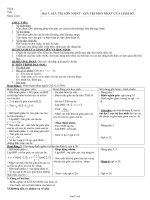 Giáo án Giải tích 12 tiết 6: Giá trị lớn nhất - Giá trị nhỏ nhất của hàm số