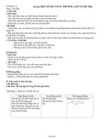 Giáo án môn Giải tích 12 tiết 21: Bài tập một số bài toán thường gặp về đồ thị