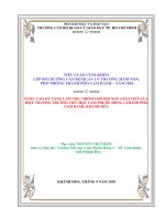 Nâng cao kỹ năng làm việc nhóm cho giáo viên của hiệu trưởng trường tiểu học