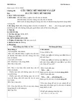 Giáo án môn Tin học 11 - Bìa 9: Cấu trúc rẽ nhánh