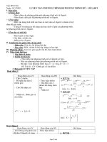 Giáo án môn Giải tích 12 tiết 50: Luyện tập: Phương trình,hệ phương trình mũ - Lôgarit