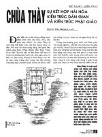 Chùa Thày sự kết hợp hài hòa kiến trúc dân gian và kiến trúc Phật giáo