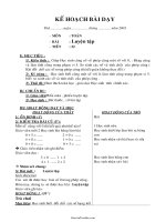 Giáo án Toán lớp 1 - Tiết 32 - Luyện tập