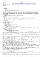 Giáo án Sinh 12 bài 27: Quá trình hình thành quần thể thích nghi