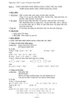 Kiểm tra cuối kì I (năm học 2015 – 2016) môn: Toán – Lớp 3 thời gian 40 phút