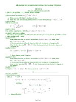 Đề ôn thi tốt nghiệp phổ thông trung học năm 2010