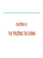 Bài giảng Tài chính tiền tệ: Chương 6 - HV Tài chính - Trường Đại Học Quốc Tế Hồng Bàng