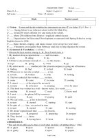 Practice test suject: English 11