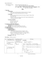 Giáo án Giải tích lớp 12 - Tiết 51 - Bài 7: Luyện tập – hệ phương trình mũ và lôgarit ( 1 tiết)