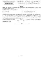 Đề kiểm tra chương III – Đại số 8 (tiết 56)