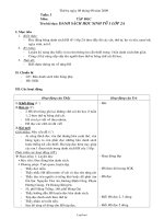 Giáo án khối 2 - Tuần 1 môn Tập đọc - Tiết 11: Danh sách học sinh tổ 1 lớp 2