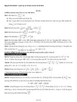 Tuyển tập 40 đề theo cấu trúc đề thi TN THPT môn Toán