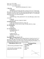Giáo án môn Hình học lớp 7 - Năm 2009 - 2010 - Tiết 30: Ôn tập học kỳ I (tiết 1)