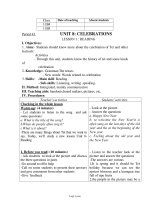 Thiết kế bài dạy môn Tiếng Anh 11 - Period 43 đến period 47