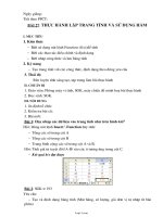 Bài giảng Tin học 11 - Bài 27: Thực hành lập trang tính và sử dụng hàm