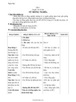 Giáo án môn Luyện từ và câu lớp 5 - Tiết 1: Từ đồng nghĩa