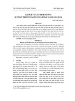 Lợi ích và các định hướng sự phát triển du lịch cộng đồng tại Quảng Nam - Trường Đại Học Quốc Tế Hồng Bàng