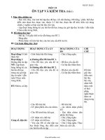 Giáo án môn Tập đọc lớp 5 - Tiết 19: Ôn tập và kiểm tra (tiết 1)