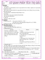 Thiết kế giáo án môn Sinh học 8 - Tiết 51: Cơ quan phân tích thị giác