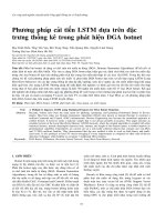Phương pháp cải tiến LSTM dựa trên đặc trưng thống kê trong phát hiện DGA botnet - Trường Đại Học Quốc Tế Hồng Bàng