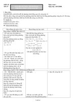 Thiết kế giáo án Đại số 9 - Tiết 37: Giải hệ phương trình bằng phương pháp cộng đại số