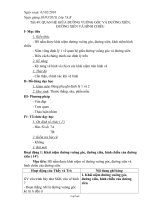 Giáo án môn Hình học lớp 7 - Năm 2009 - 2010 - Tiết 49: Quan hệ giữa đường vuông góc và đường xiên, đường xiên và hình chiếu