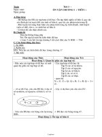 Thiết kế giáo án Đại số 8 - Tiết: Ôn tập chương I