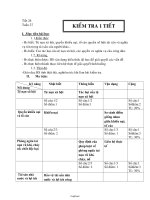 Giáo án dạy Giáo dục công dân 8 tiết 26: Kiểm tra 1 tiết