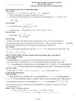 Đề 1 thi thử đại học, cao đẳng năm 2010 môn thi: Toán, Khối A