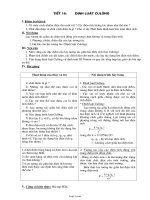 Giáo án giảng dạy bộ môn Vật lý lớp 11 - Tiết 16: Định luật culông