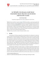 Summary of Doctoral thesis in Economics: Statistical research evaluating the impact of technological progress on increasing labor productivity - TRƯỜNG CÁN BỘ QUẢN LÝ GIÁO DỤC THÀNH PHỐ HỒ CHÍ MINH