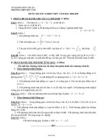 Đề ôn thi tốt nghiệp thpt năm học 2008 - 2009