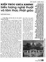 Kiến trúc chùa Khơme biểu tượng nghệ thuật và tâm thức Phật giáo