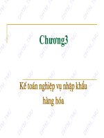 Bài giảng Kế toán tài chính 3: Chương 3 - ĐH Thương Mại - Trường Đại Học Quốc Tế Hồng Bàng